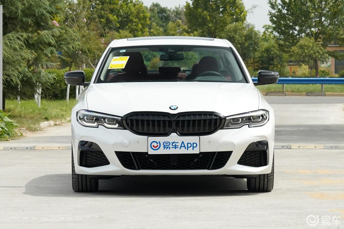 【宝马3系2021款325i m运动曜夜套装正前水平汽车图片-汽车图片大全】