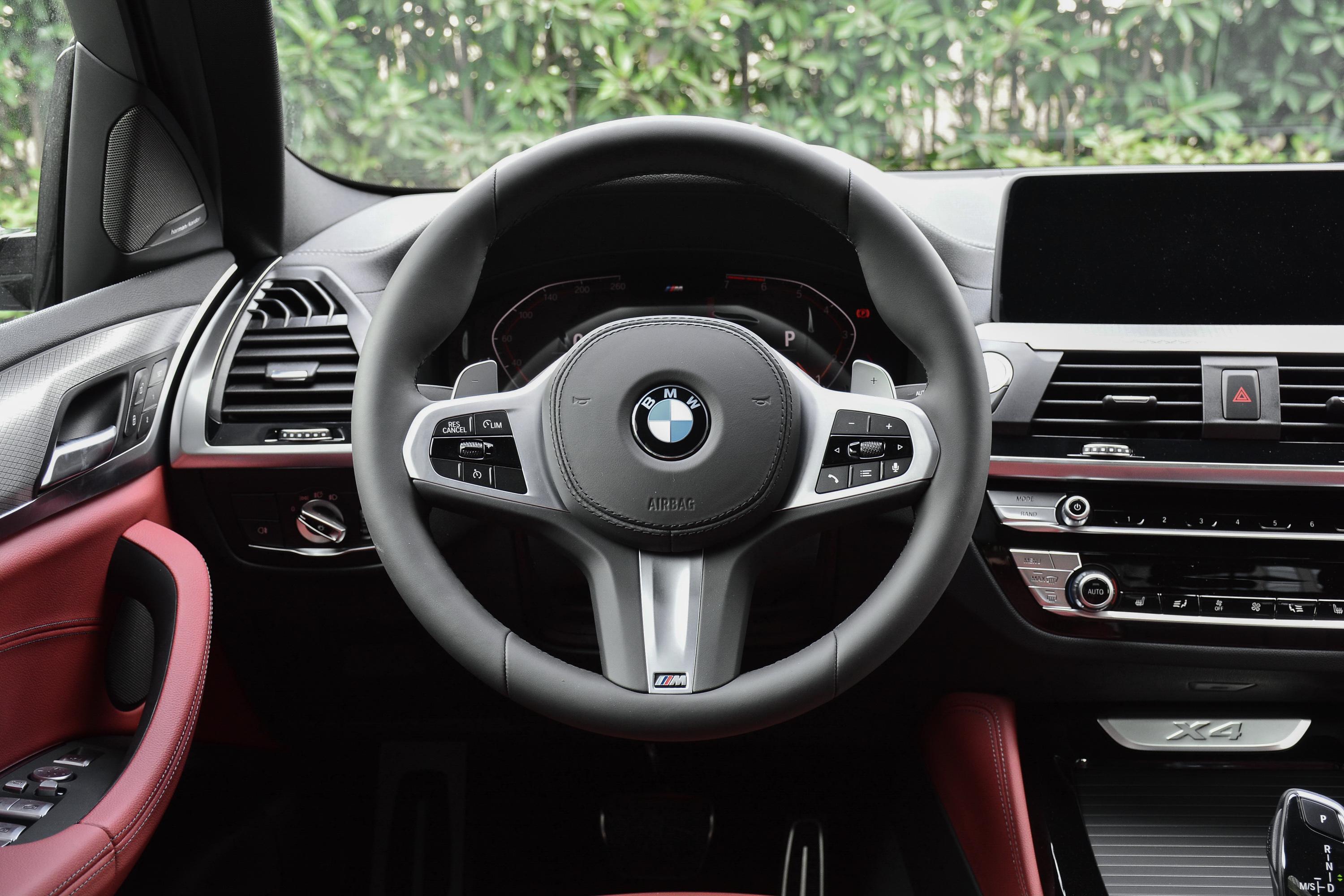 宝马x4车尾-方向盘-气囊-易车