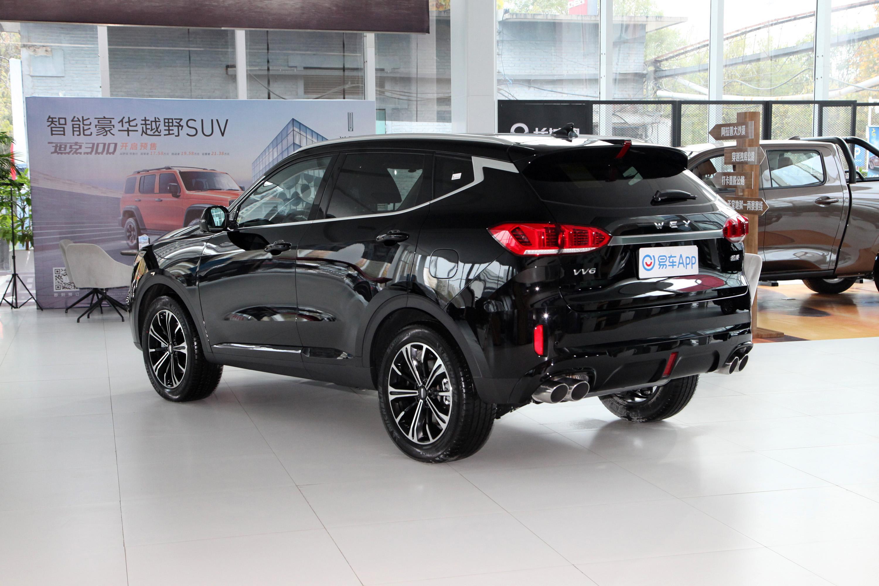 先看下wey vv6的外观,wey vv6车头设计十分干净清爽,看上去比较犀利.