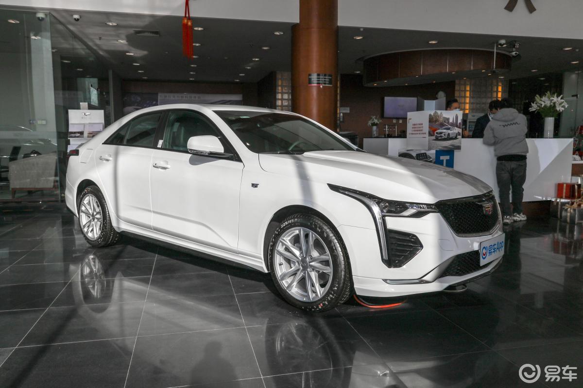 【凯迪拉克ct42021款28t 风尚型侧前45度车头向右水平汽车图片-汽车