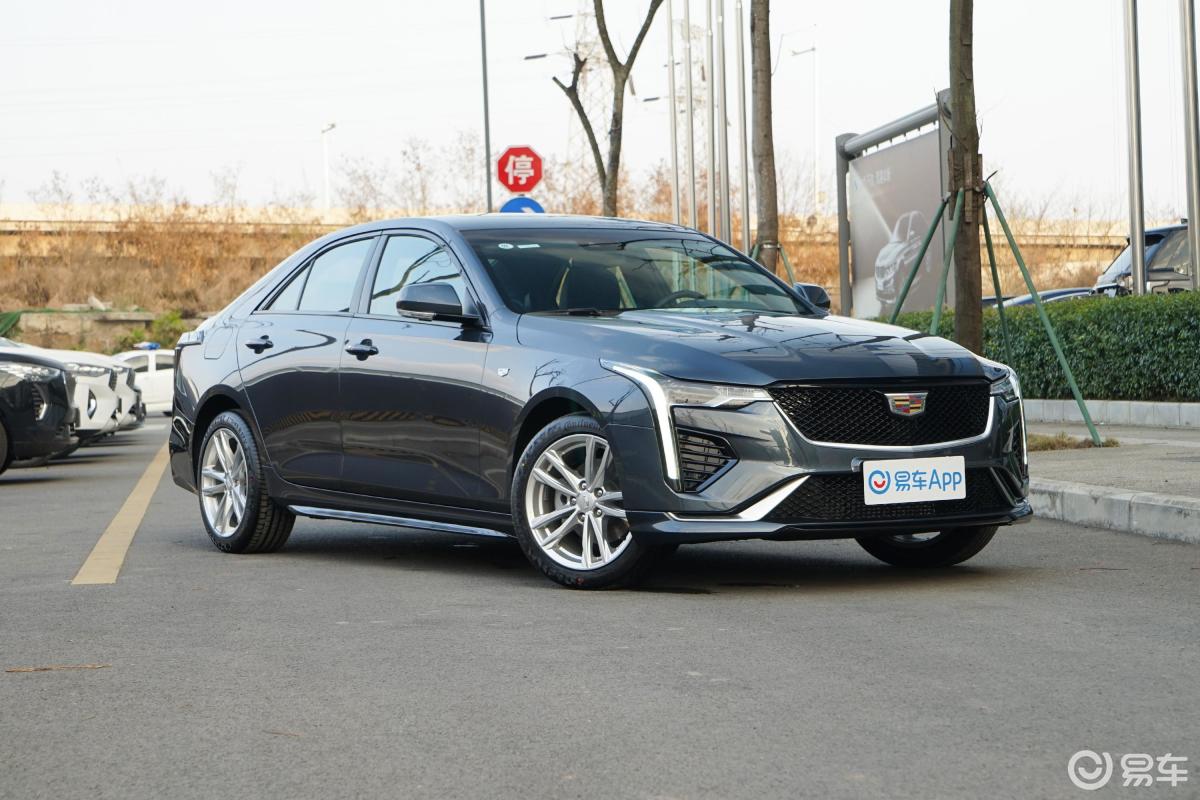 【凯迪拉克ct42021款28t 风尚型侧前45度车头向右水平汽车图片-汽车