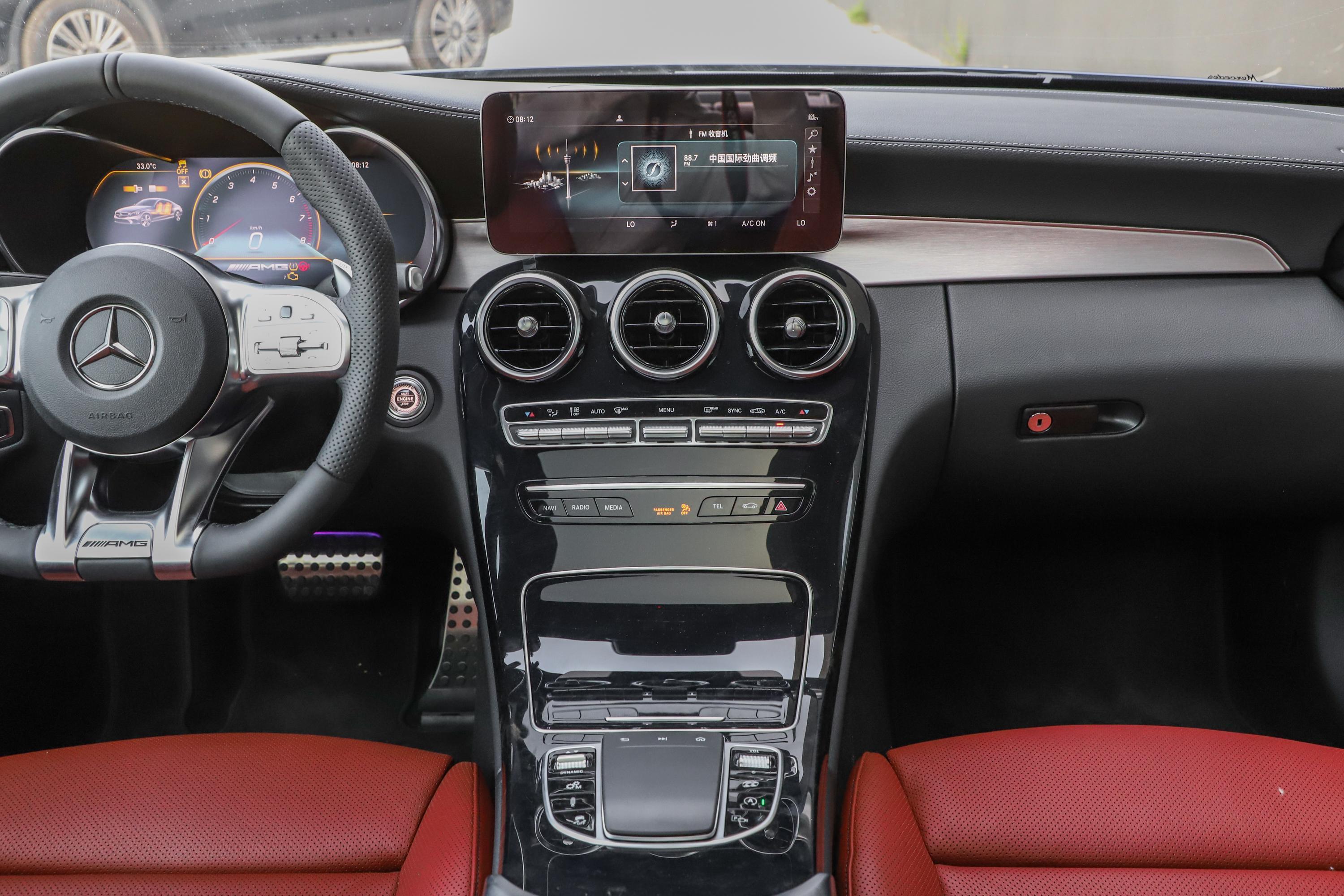 奔驰c级 amg车尾-方向盘-气囊-易车