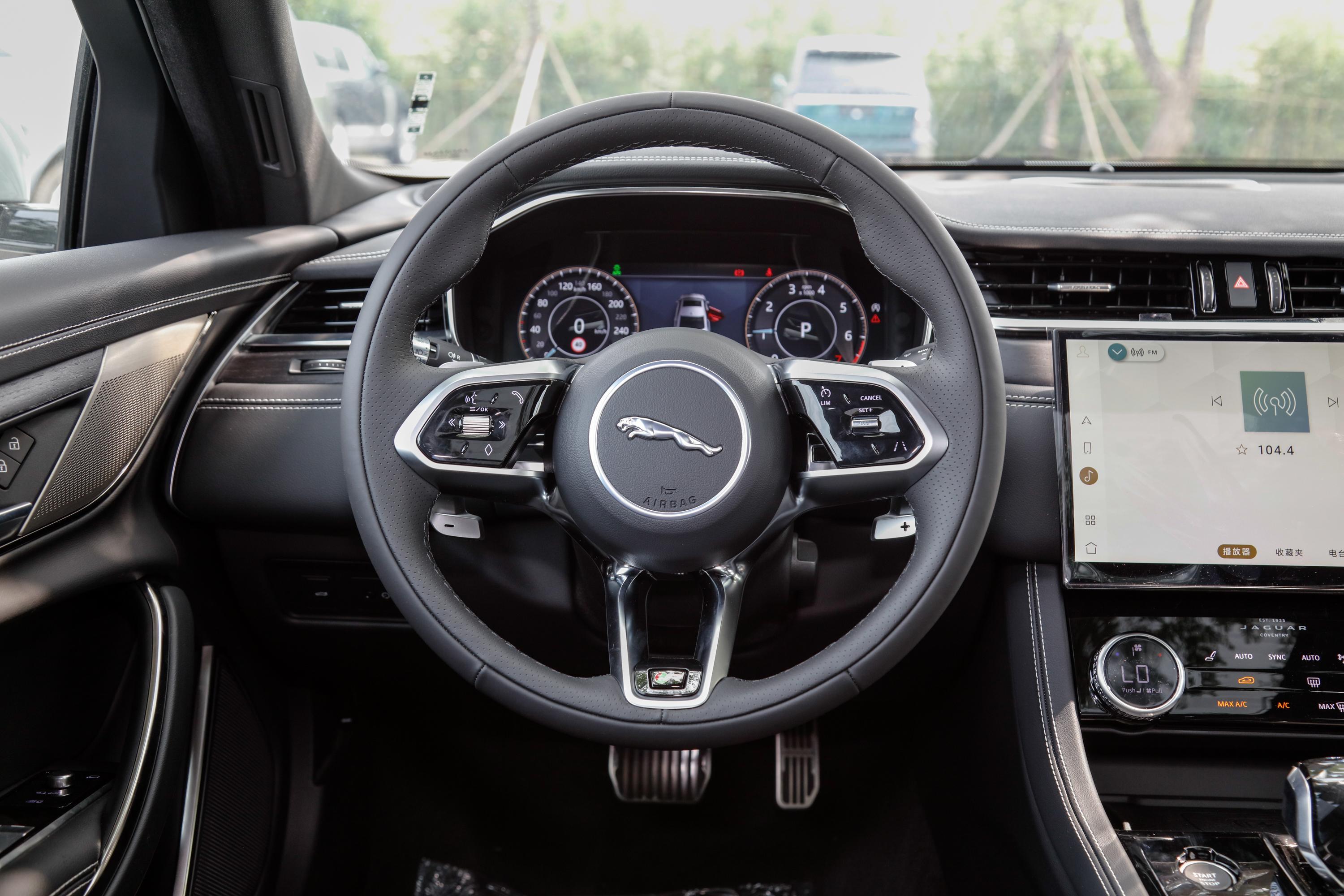 捷豹xfl车尾-方向盘-气囊-易车