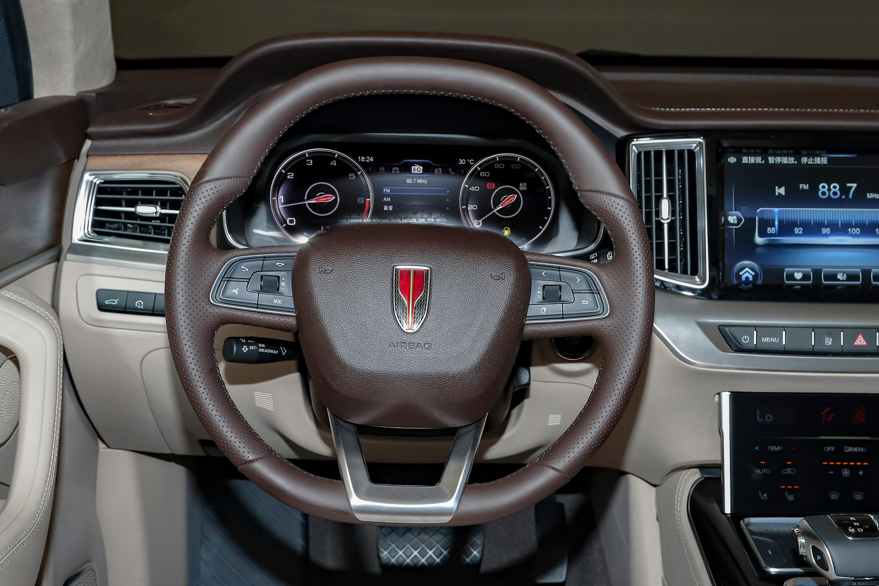 红旗hs7大灯-方向盘-气囊-易车