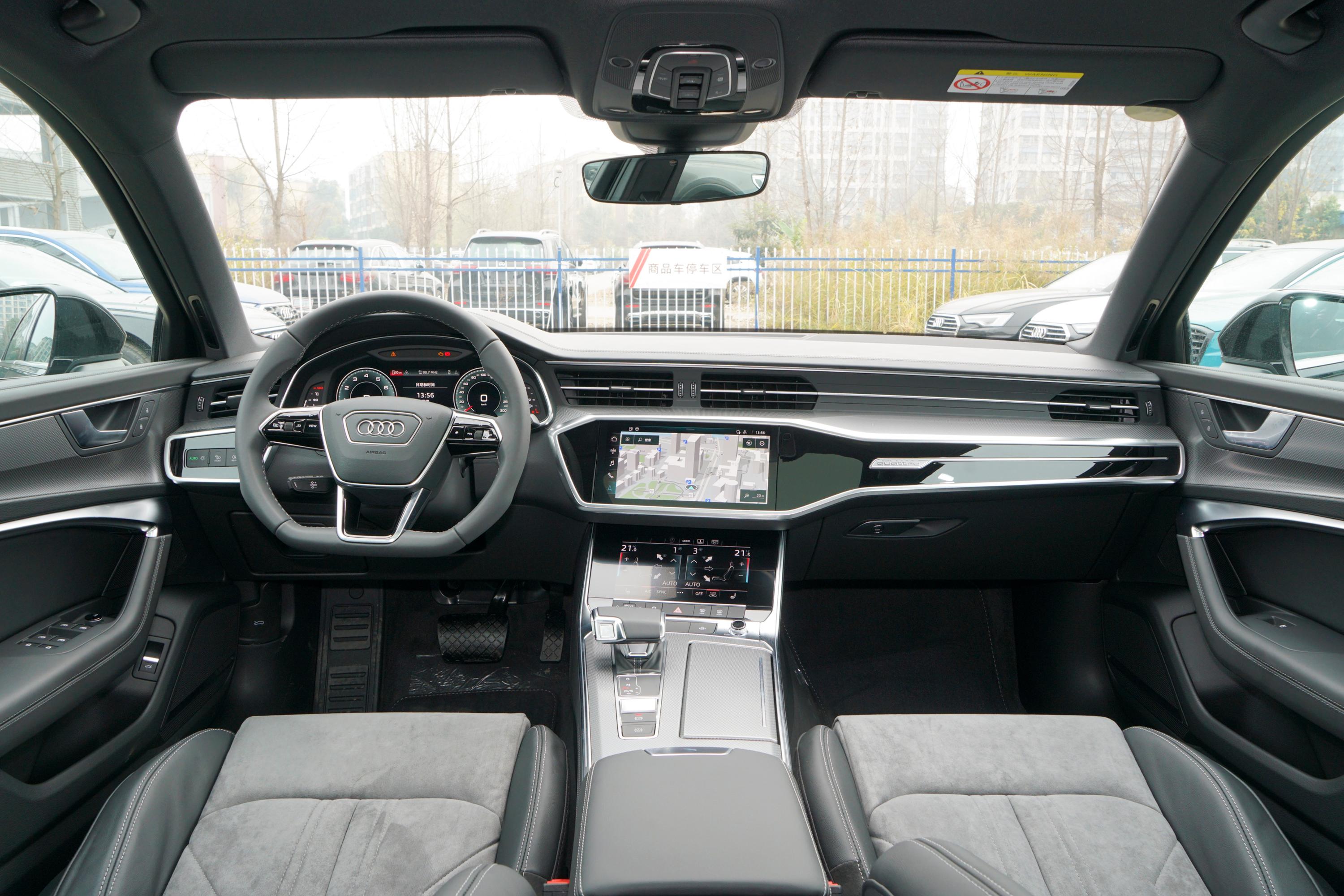 奥迪a6l内饰-后排-双离合-易车