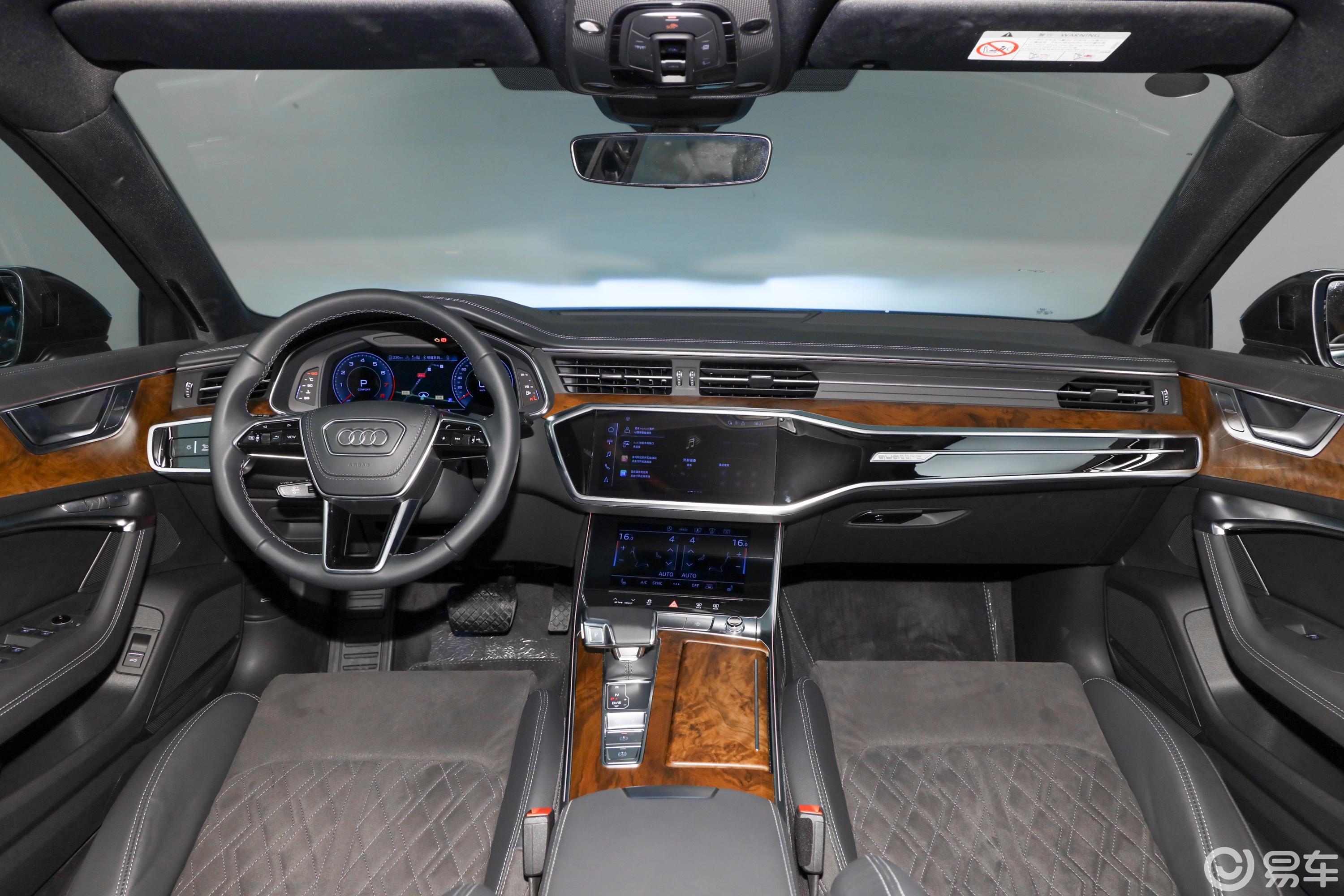 【奥迪A6L55 TFSI quattro 旗舰动感型内饰全景正拍图片-汽车图片大全】-易车