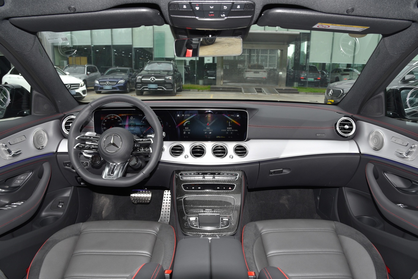 奔驰e级 amgamg e 53 4matic 内饰全景正拍