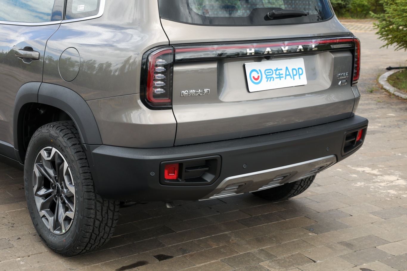 哈弗大狗2.0t 四驱中华田园犬版车尾特写