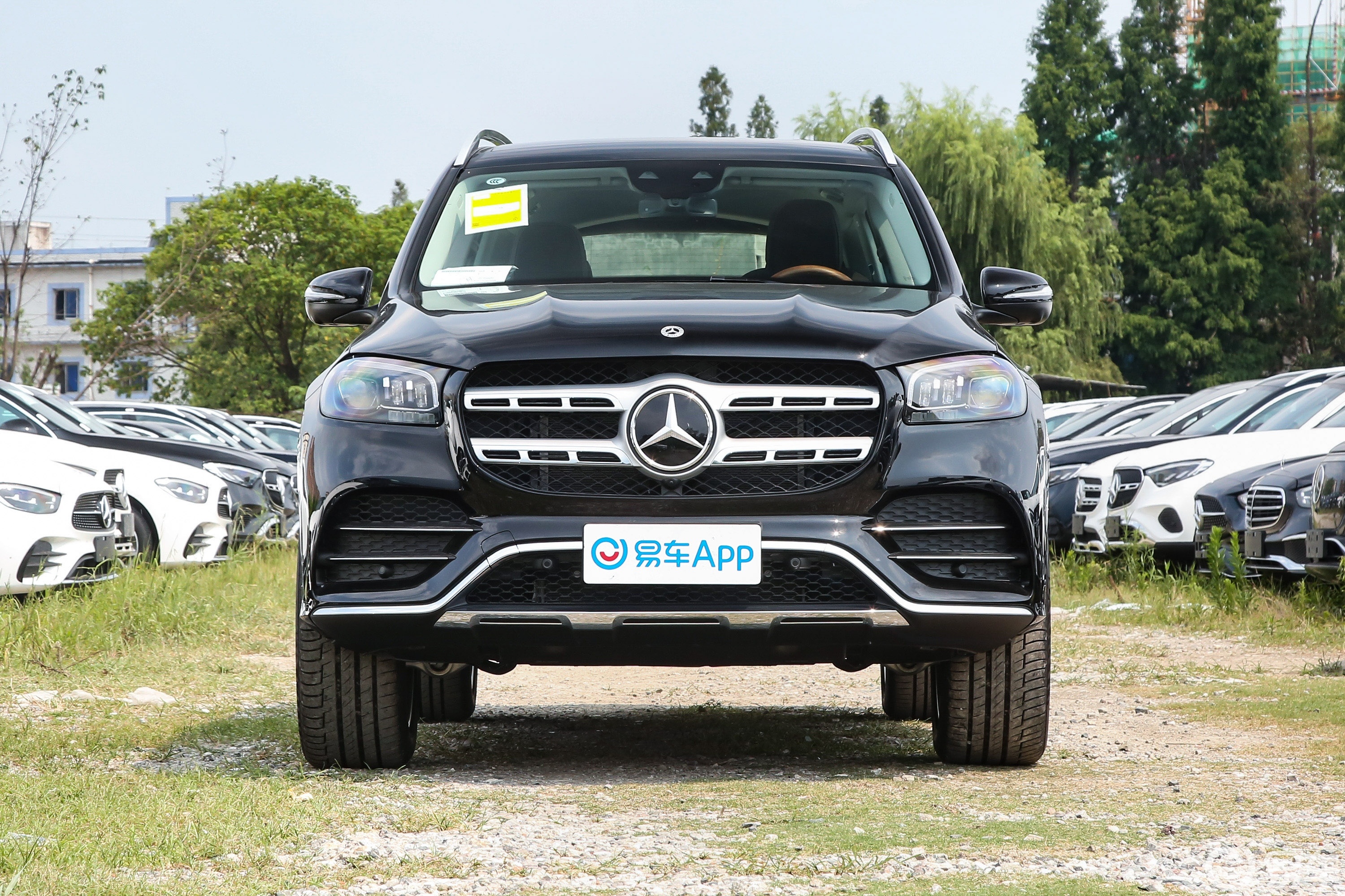 【奔驰GLS改款二 GLS 450 4MATIC 豪华型正前水平图片-汽车图片大全】-易车