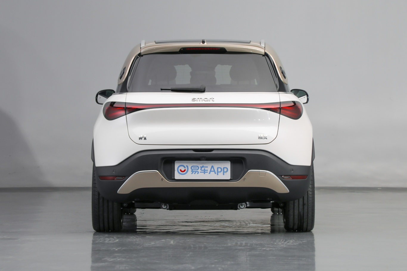 【smart精灵#1560km 后驱铂金版正后水平图片-汽车图片大全】-易车