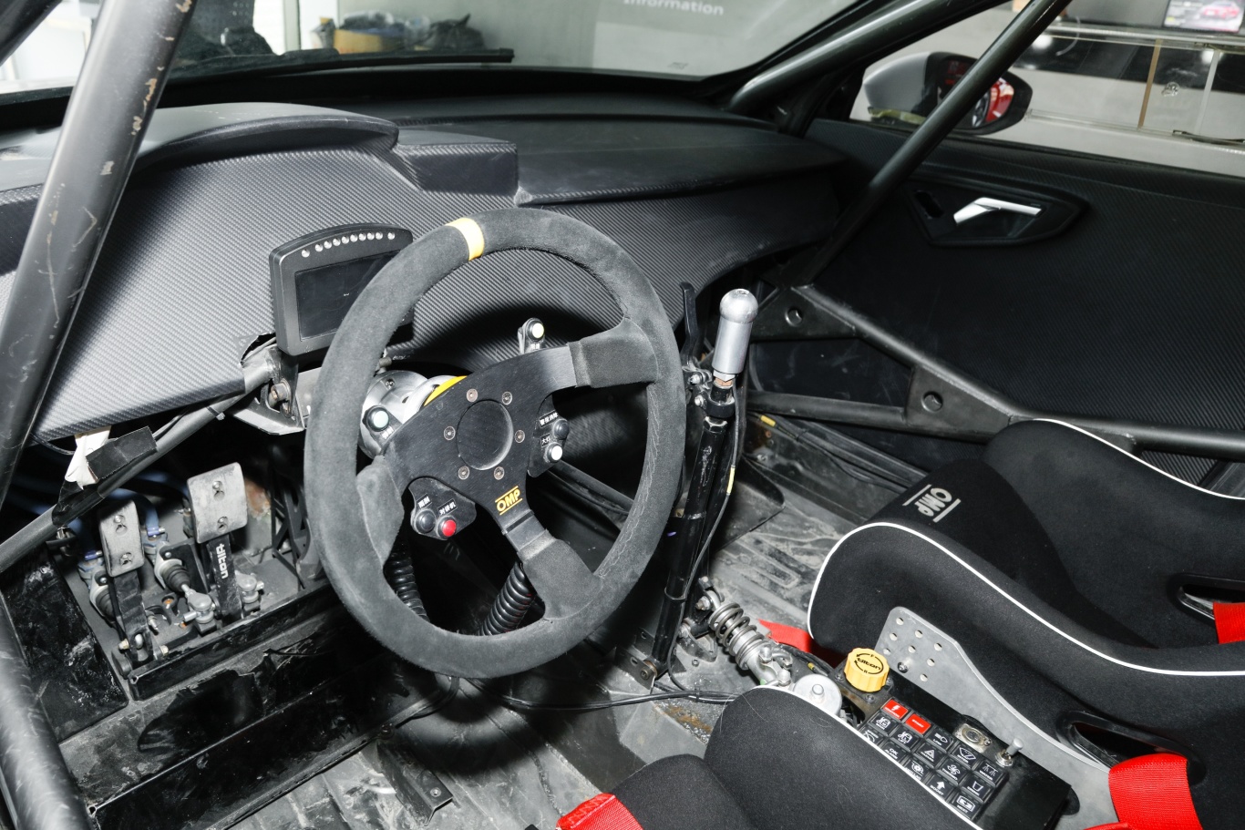 奥迪a3《飞驰人生2》拉力赛车版内饰全景正拍