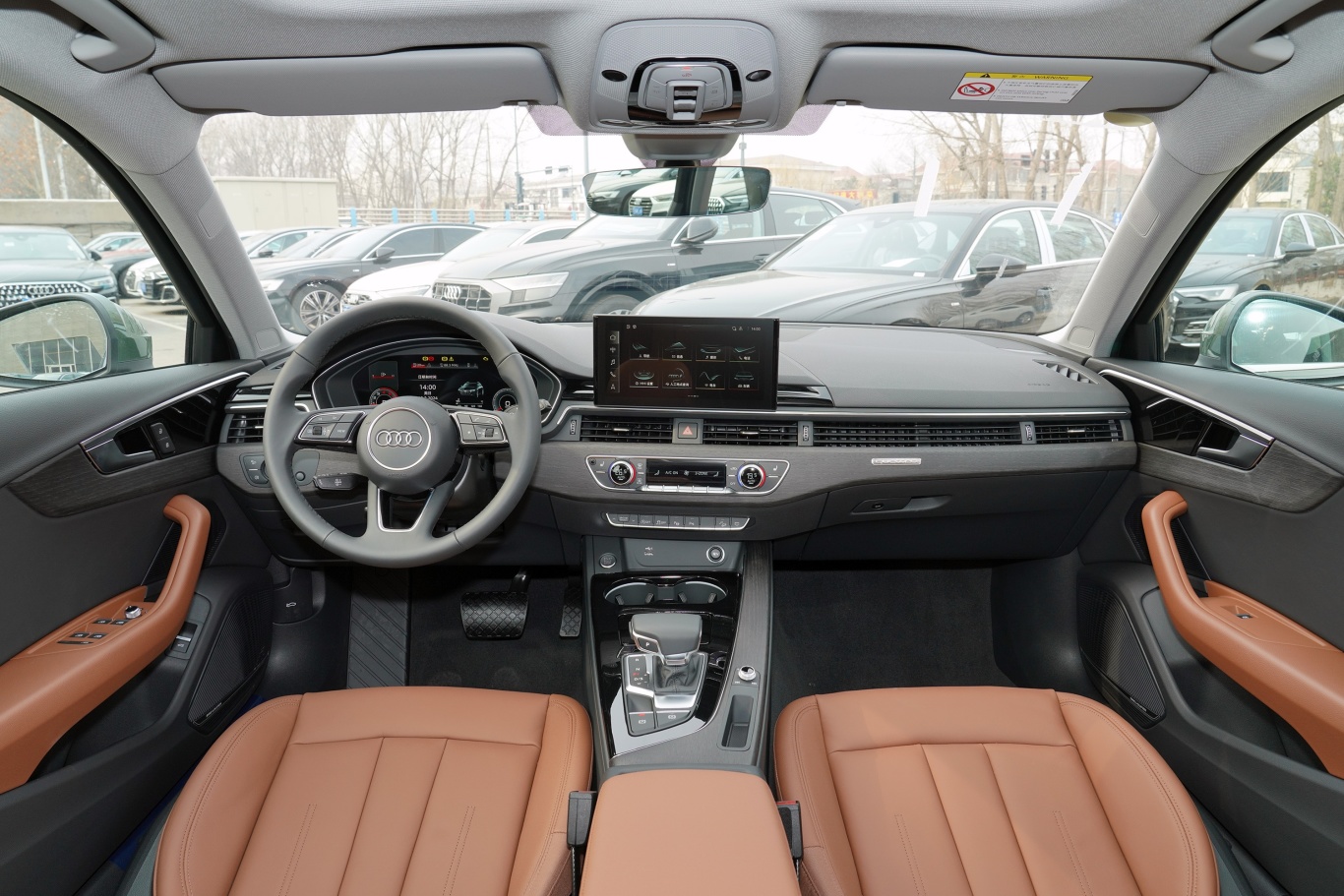 【奥迪A4(进口)allroad quattro内饰全景正拍图片-汽车图片大全】-易车