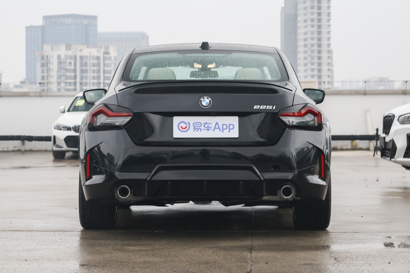 【宝马2系(进口)双门轿跑车 225i M运动曜夜套装正后水平图片-汽车图片大全】-易车