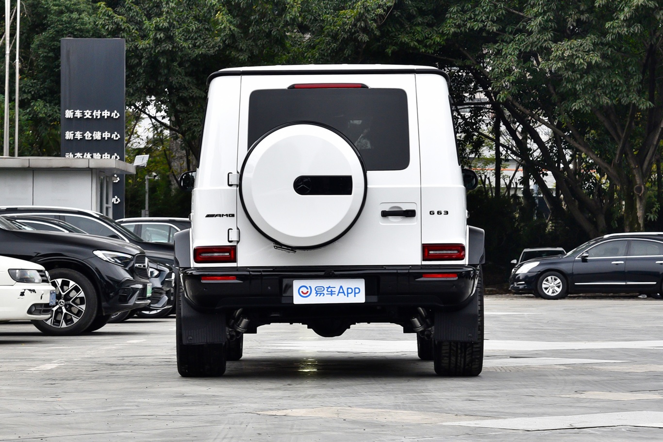【奔驰G级 AMGAMG G 63正后水平图片-汽车图片大全】-易车