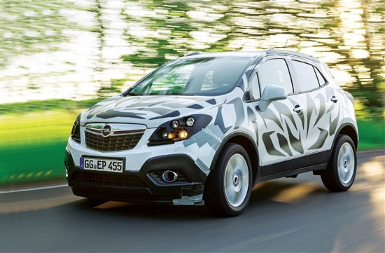 香浓咖啡 试驾全新小型suv欧宝mokka