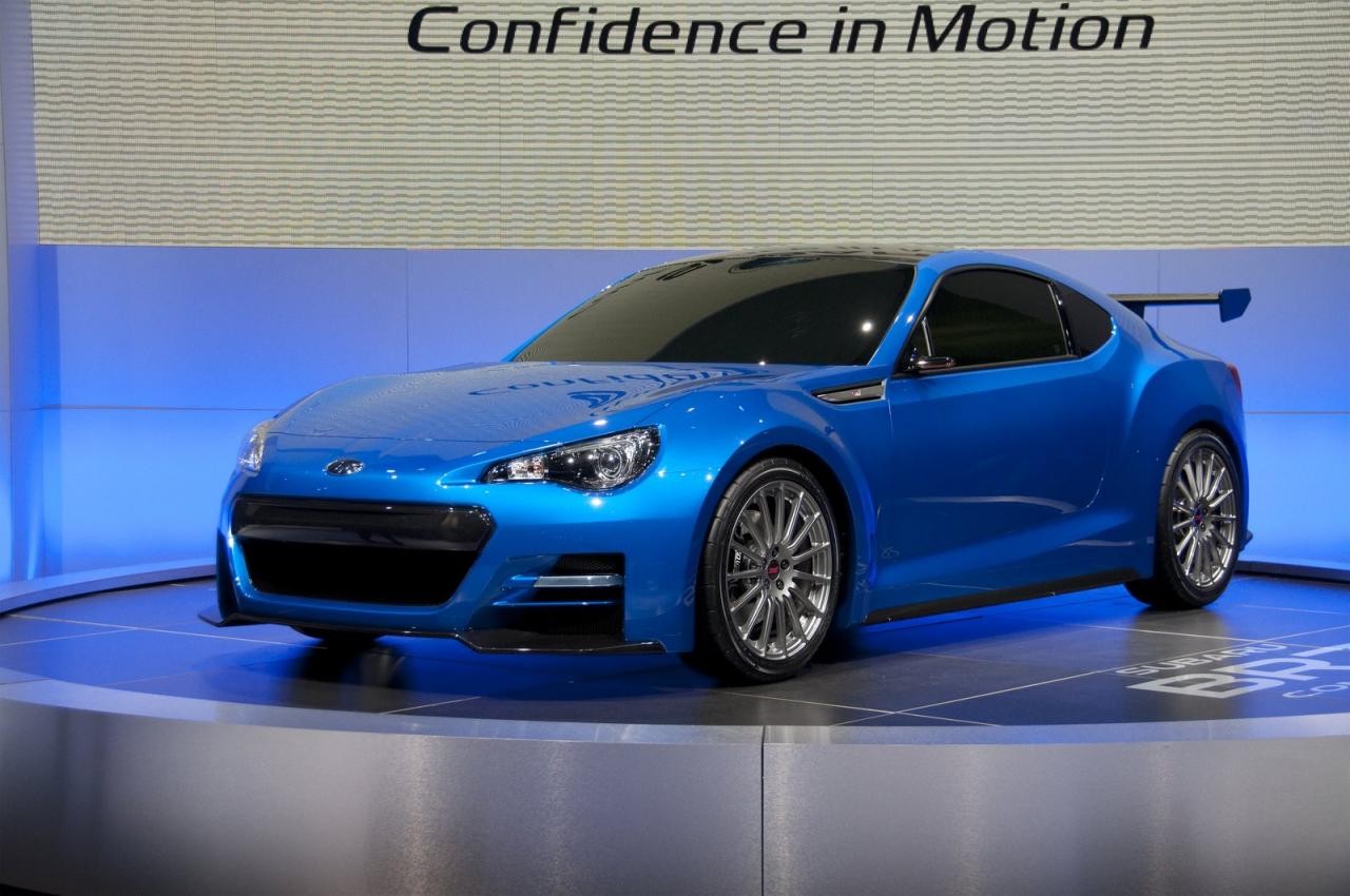 斯巴鲁brz sti概念车