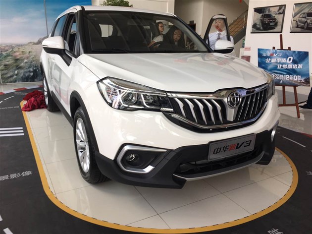 6万元级最好的suv 中华v3三代曲靖夺目上市