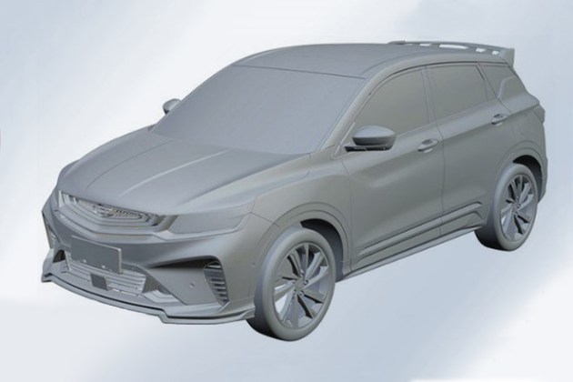 曝吉利sx11运动版外观专利增运动包围四出排气