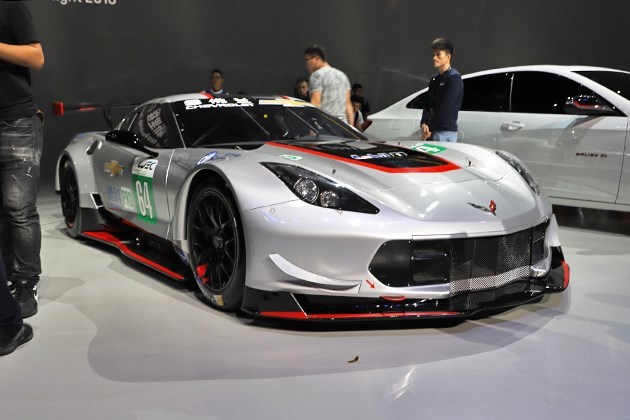 2018广州车展:科尔维特c7.r redline亮相 赛车套件加身