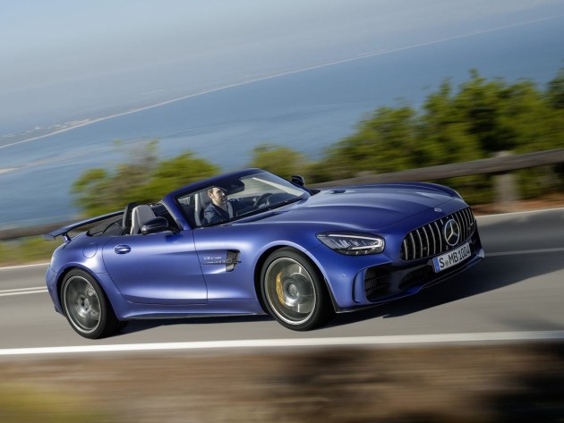 优雅的敞篷amggtrroadster官图发布40t585马力