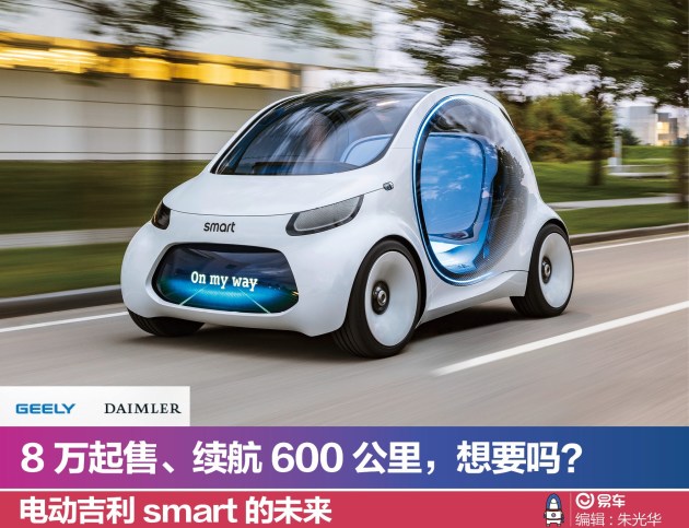 国产电动吉利smart，8万起售续航600公里，是你想要的吗？