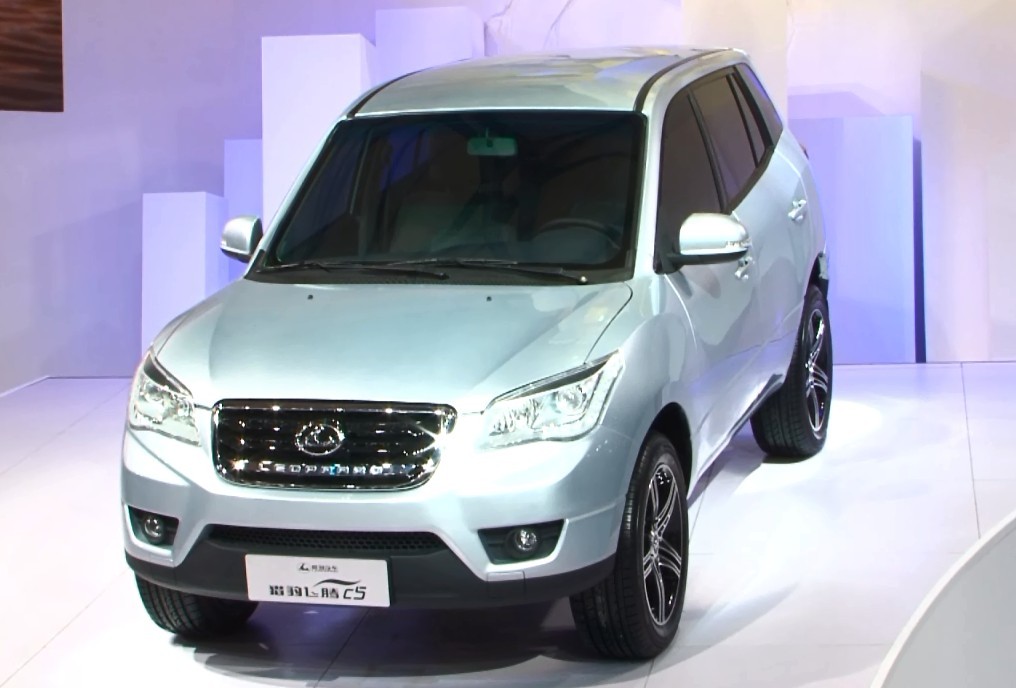 2013上海车展 猎豹飞腾c5登陆车展