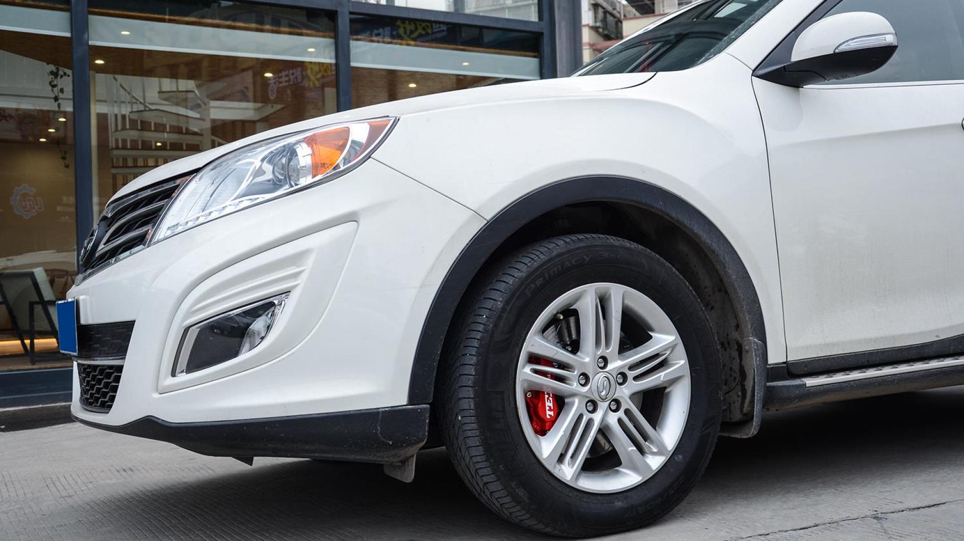 传祺gs5改装德国tei racing p40s大四刹车套装