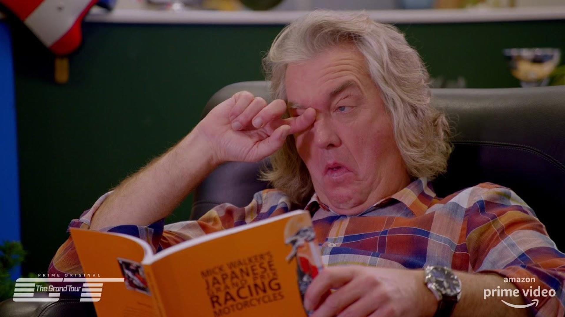 the grand tour 圣诞特辑预告:james may 在读一本书