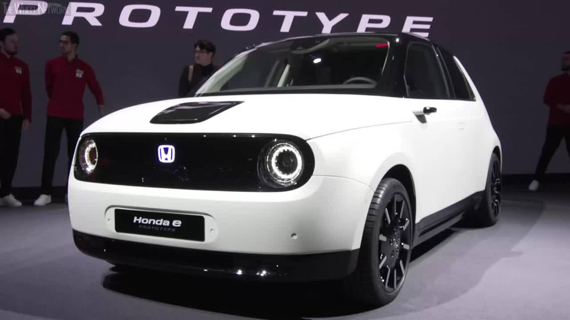 本田honda e原型车 复古范十足