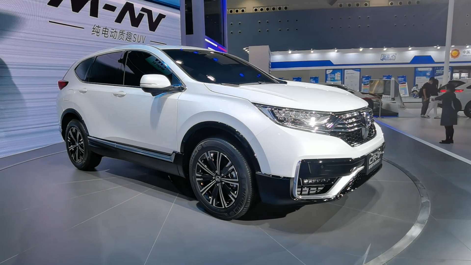 2020广州国际车展东风本田crv混动版实拍!
