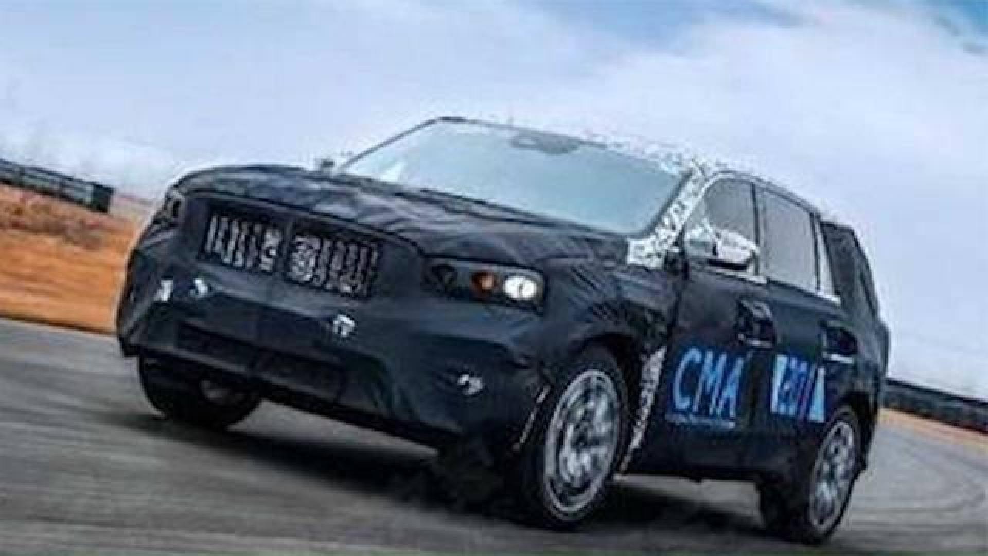 偏向硬派suv的风格 吉利kx11路试谍照图曝光