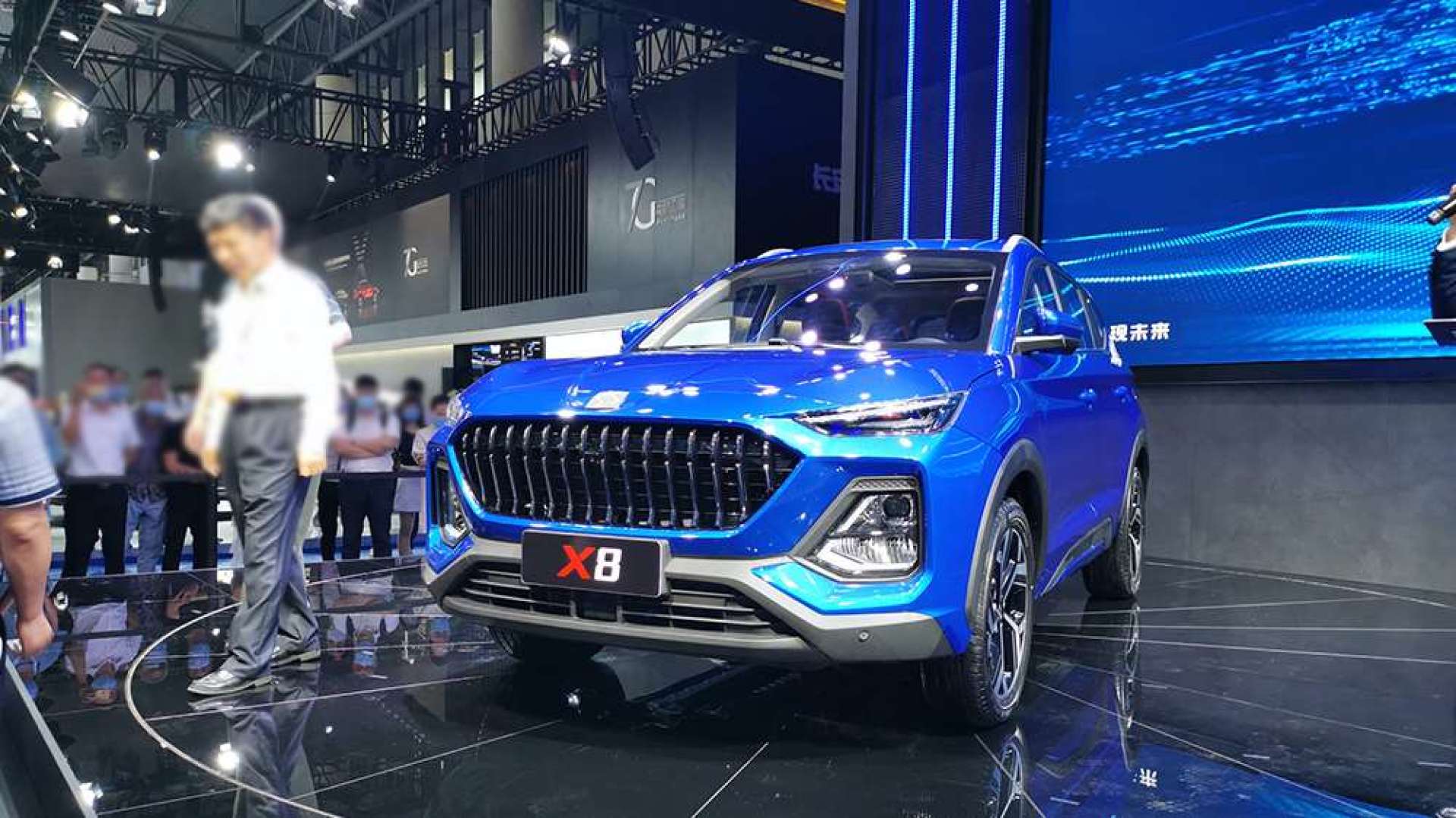 江淮大众合资后首款中大型suv,江淮x8静态体验