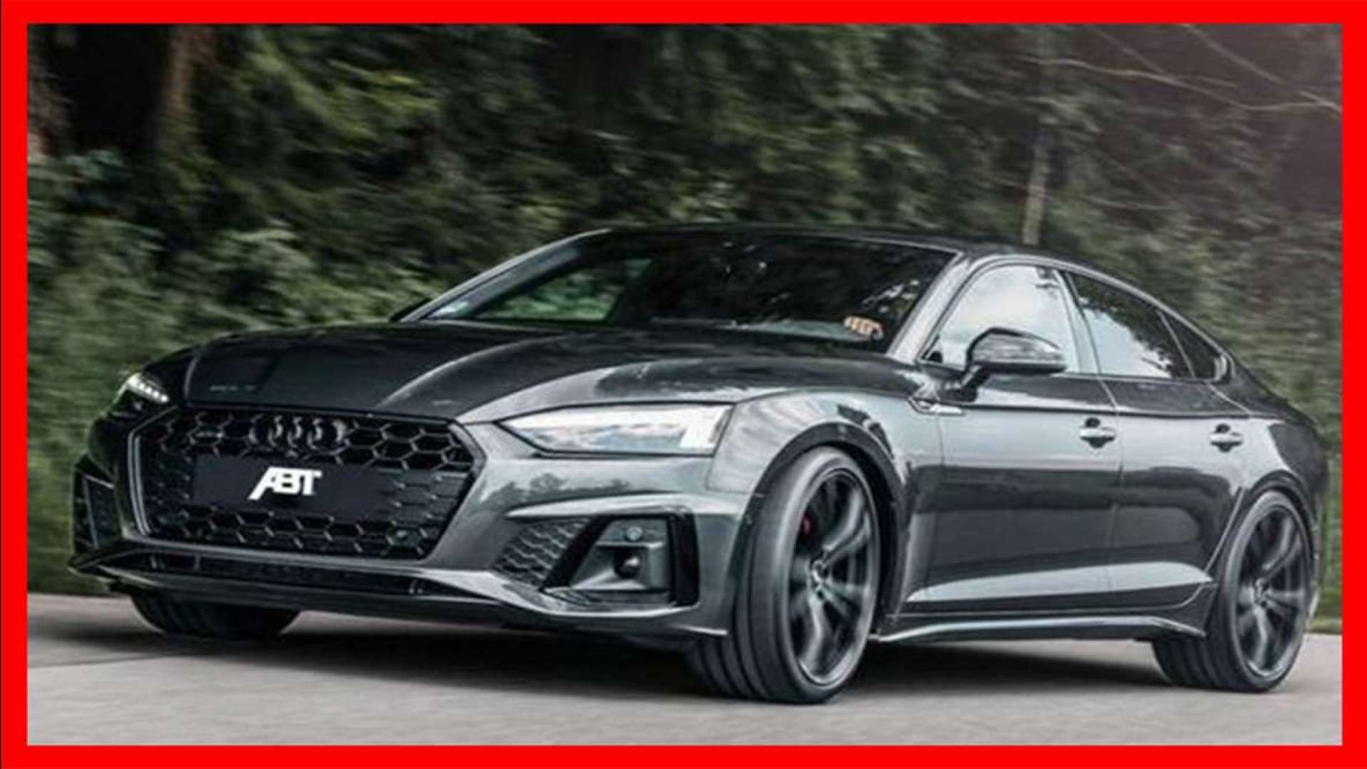 奥迪abt版a5实车曝光!加装运动套件,配置升级