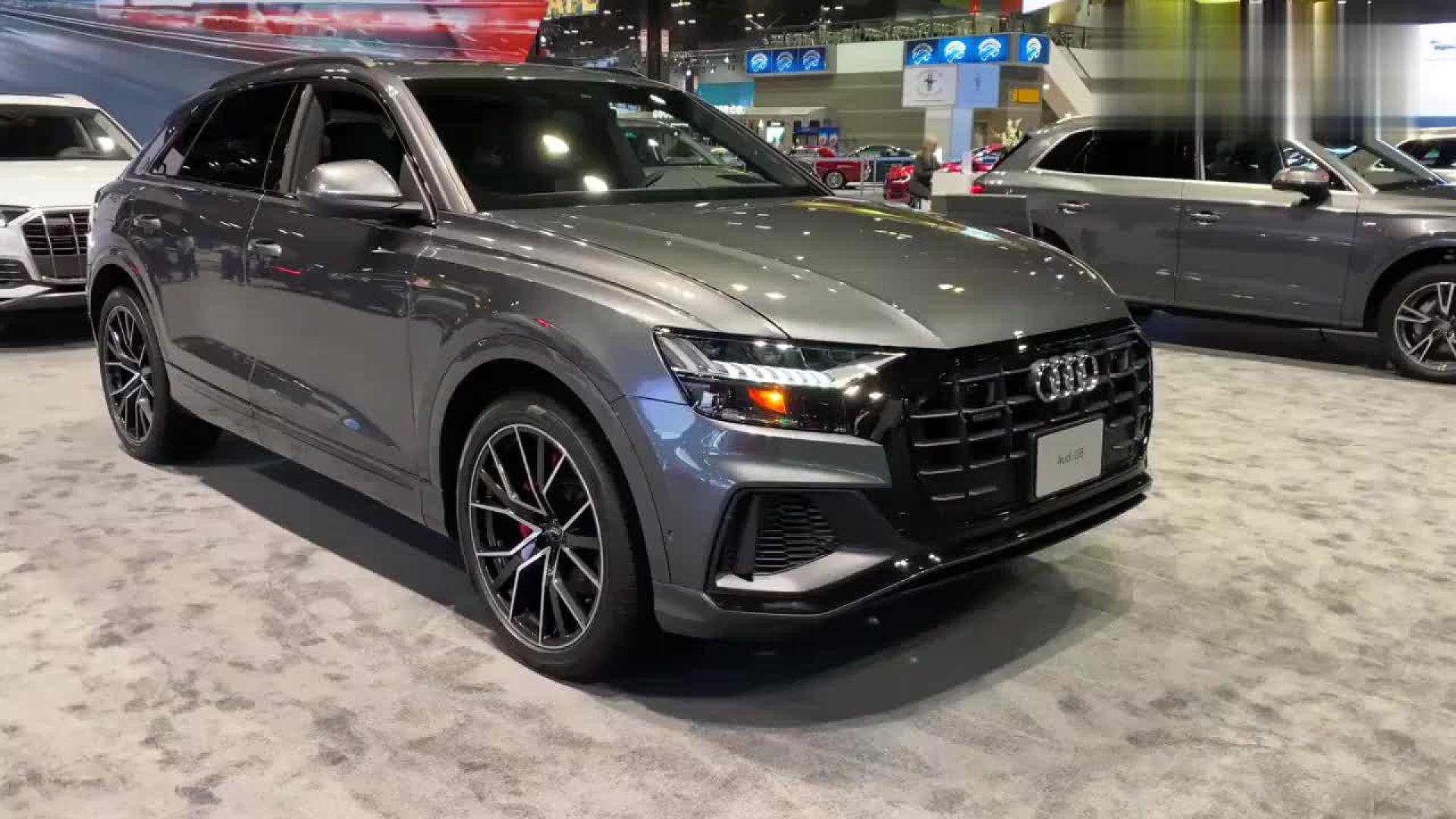 新车展示,实拍奥迪q8 tdi,太惊艳了!